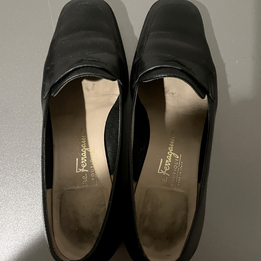 Salvatore Ferragamo Women's Black Loafers